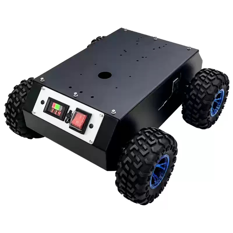 Khung gầm robot có bánh xe bằng thép 4WD