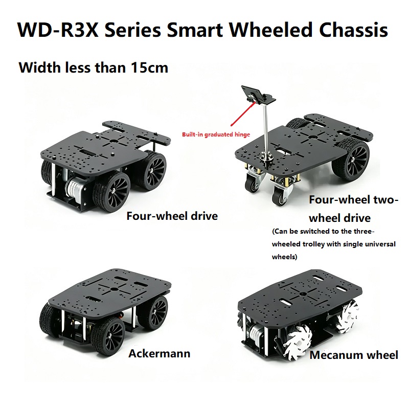 Khung gầm robot có bánh xe giáo dục